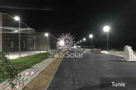 Luces solares para la Universidad de la Policía en Túnez