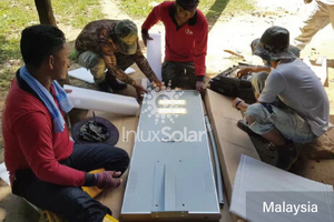 Luces solares para pueblos indígenas en Malasia