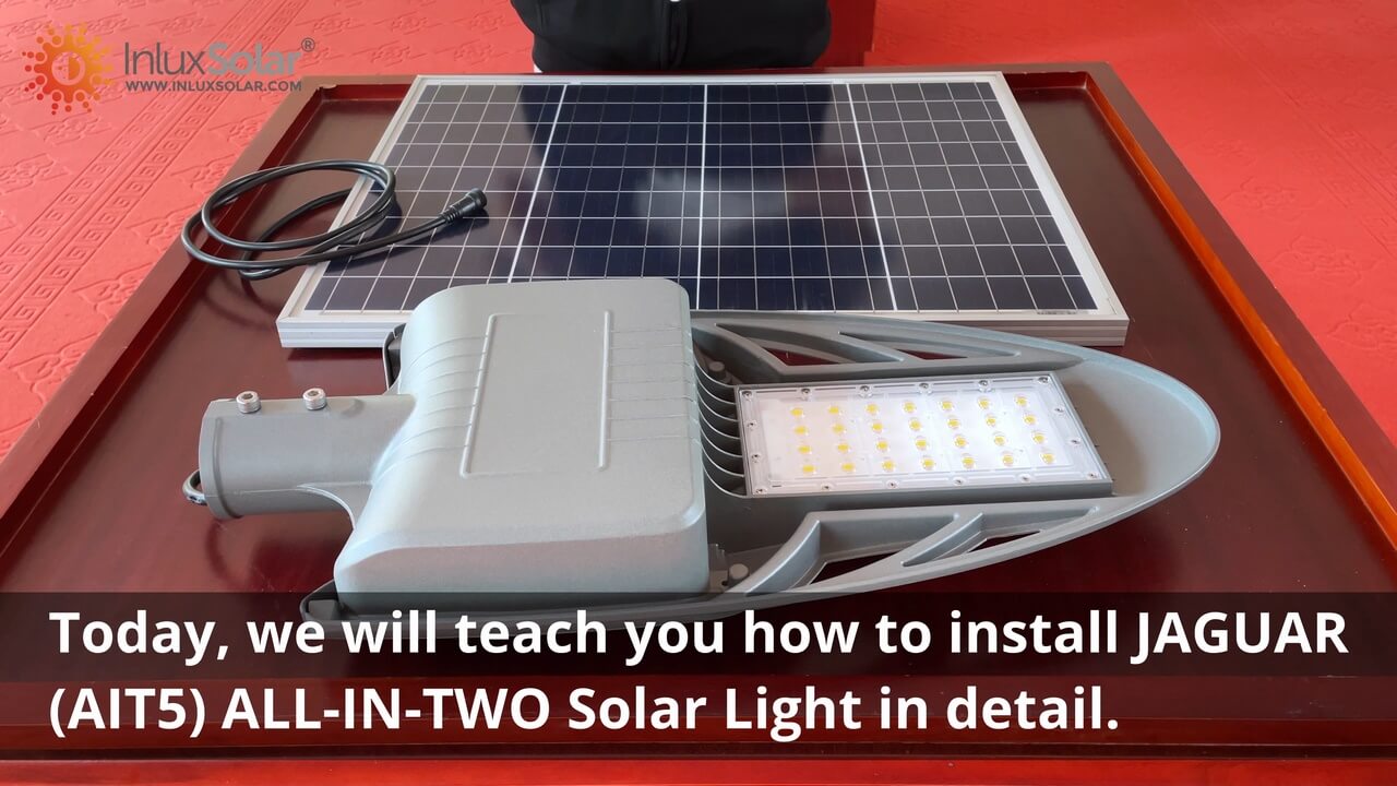Instrucciones de instalación de luz solar FALCON (AIT6) ALL-IN-TWO